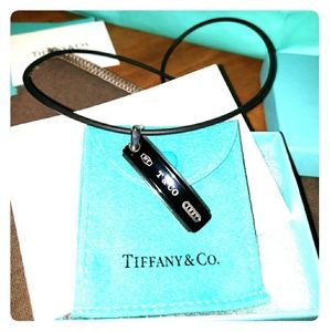 *Tiffany & Co. Necklace w Titanium Pendant